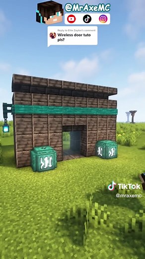 Creating Wireless Sensing Doors in Minecraft PE