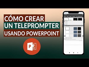 ¿Cómo Crear un Teleprompter Utilizando PowerPoint para Evitar Memorizar algo?