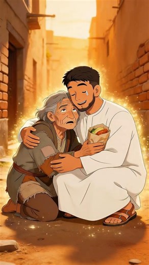 Don't Ignore the Needy: A Lesson in Humanity. 👵🤲🕊️ #shorts