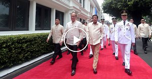 New Philippine President Is Sworn In