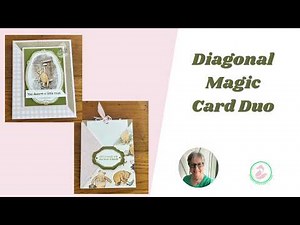 Cut Once, Create Twice | Diagonal Magic Card Duo