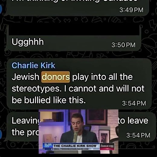 TPUSA Andrew Kolvet Verifies Charlie Kirk's 'Leaving Pro Israel Cause' Texts are Authentic