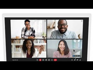 Present during a video meeting