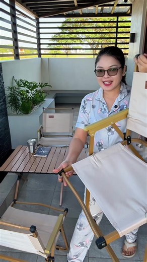 Comfy Camping: Lightweight Folding Table and Chairs