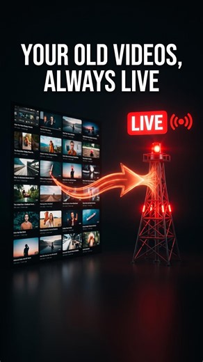 Turn Old Videos Into a 247 Live Stream