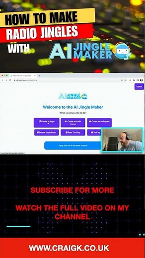 How to make an AI radio jingle with AIJingleMaker #Ai #radiojingles #aiinnovation