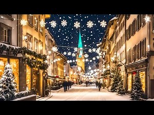 Winter has arrived in Switzerland 4k | Zurich Christmas Market