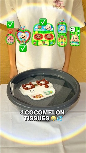 Will CoComelon Survive the Water? 😱🍉💦 #shorts