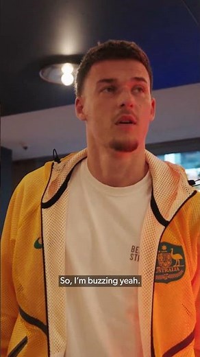 Ajdin Hrustic arrives into #Socceroos camp in style with new Nike Anthem Jacket