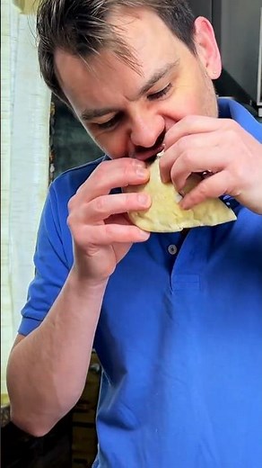 Baked falafel in homemade pita with marinated onions — a simple and flavorful Middle Eastern dish