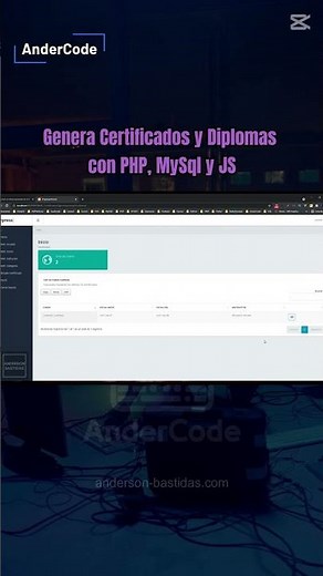 Día 5: Generación de Certificados y Diplomas con PHP, MySql y JS #php #programming