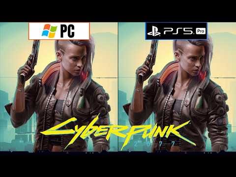 Cyberpunk 2077 PC vs PS5 Pro - Graphics Comparison - Framerate - Loading Times - 4K