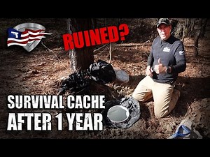 Digging Up A Survival Cache After 1 YEAR!!