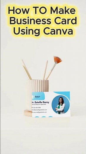 Make a Professional Business Card in Canva | Easy Step-by-Step Tutorial for Beginners
