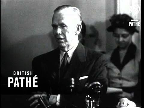 General George Marshall Speaks Before The House Foreign Affairs Committee (1949)