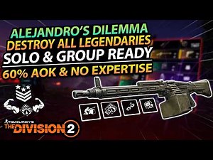 The Division 2 | Alejandro Negotiator Build DESTROYS Every Legendary Mission!