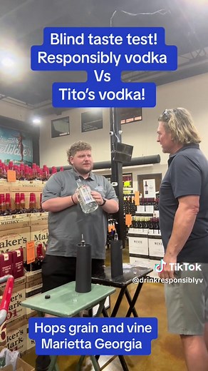 Blind Vodka Taste Test: Responsibly vs. Tito's