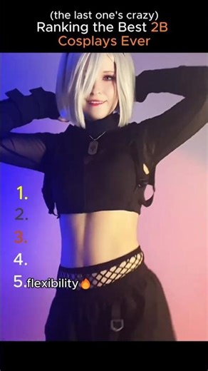 Ranking the Best 2B Cosplays Ever #cosplay
