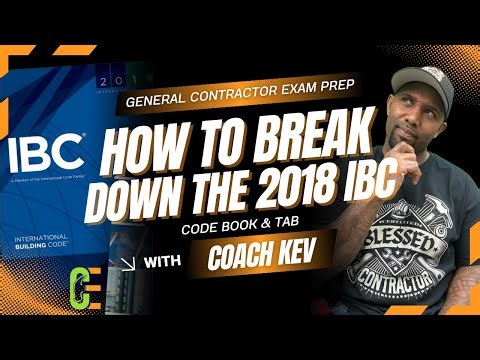 How to Tab Your 2018 IBC General Contractor License Exam Book