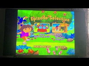 Dora the explorer undercover Dora 2008 dvd menu walk-through