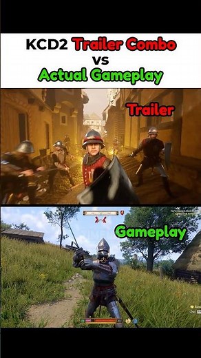KCD2 Trailer Combo vs Actual Gameplay
