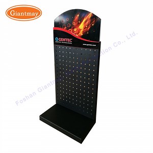 [Hot Item] Hot Selling Pegboard Hanging Counter Table Top Display Stand Rack Unit