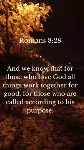 God’s purpose in creating and redeeming us is to reveal and magnify His glory. God must work in and through the various circumstances we face;our joys, our troubles, and so on; in order to communicate all of the benefits of salvation to us. He works out all things according to the counsel of His will.😊❤️🙏 | Karen Mathews