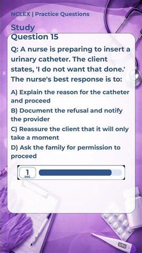 NCLEX RN Practice Question 15 | Nursing Exam Prep