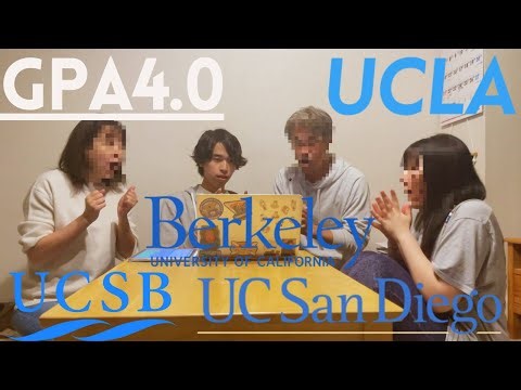 College Decisions 2024!! Japanese student applied UCLA, Berkeley, San Diego, and Santa Barbara