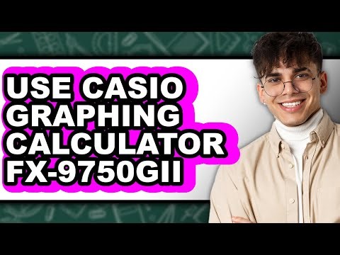 How to Use Casio Graphing Calculator Fx-9750gii (only Way)