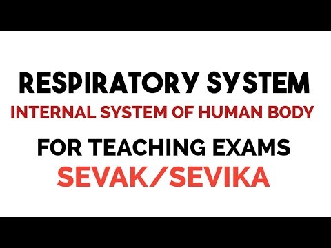 RESPIRATORY SYSTEM OF HUMAN || BIOLOGY || RHT || LTR || SSB TGT || B.Ed. || JT || TEACHING EXAMS