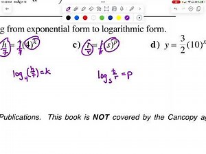 Exponential and Logarithmic Functions L4 CE6