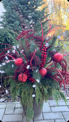 Christmas planter | I am Pavlina