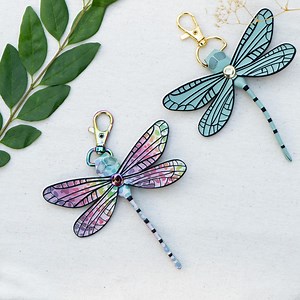 Dragonfly Keychain: Nature-inspired Bag & Key Accessory - Etsy