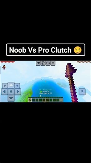 Noob Vs Pro Clutch 🧐#minecraft #gaming #shorts