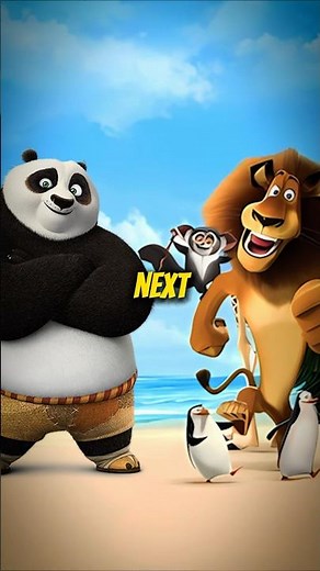 Kung Fu Panda and Madagascar crossover?! #dreamworks #multiverse #shrek #kingjulien #animation