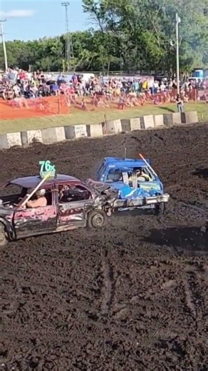 Compacts making junk #demolitionderby #automobile #motorsports #cars