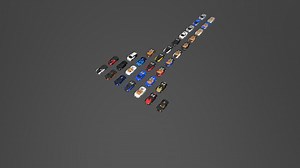 Bugatti Veyron 16.4 Low Poly  All Version - Download Free 3D model by Iron Minecart2 (@iron_minecart2)