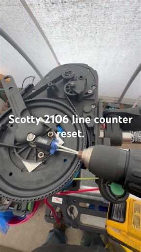 Scotty depth finder counter reset