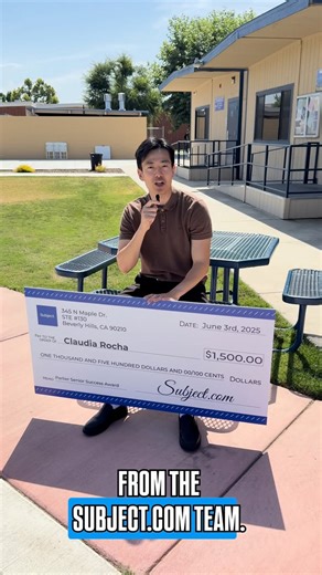 1.2K views · 16 reactions | 🎓✨ TrySubject Honors the Spirit of Perseverance at PHS🎓✨ Yesterday, we had the pleasure of welcoming Dylan Hoffman, Vice President Of Operations & Customer Success, and Won Ko, Senior Customer Success Manager, from Subject—the online platform that played a pivotal role in helping PHS senior Claudia Rocha get back on track to graduate. After watching Claudia’s inspiring journey on ABC30’s Senior Success Stories—where she faced the challenge of being behind on credits