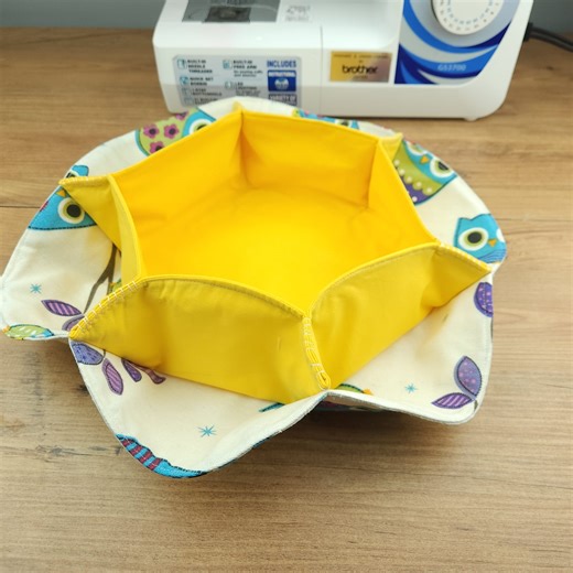 It is very easy to make. Multi-purpose fabric basket, | Knitting Woman and Embroidery