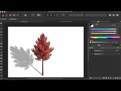 How to add a shadow to any object in Affinity Photo