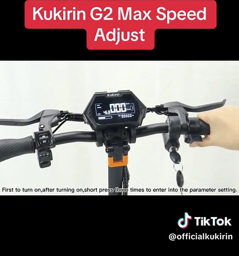 Kukirin G2 Max Speed Adjusting Tutorial