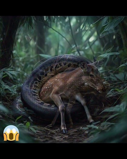 Anaconda Eating Dear | Anaconda Swallowing Prey | Snake Eating Deer | #wildlife #wildlifephotography