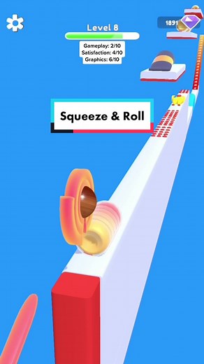 Fun Hypercasual Game Squeeze & Roll