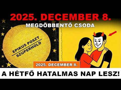 Kiválasztottak ⚡ December 8 — Szuperhold utóhatás! Egy sokkoló csoda érkezik ma este