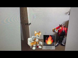 Tails destroys Dr. Eggman’s laptop and gets grounded