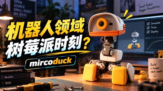 机器人领域的树莓派时刻——Mircoduck