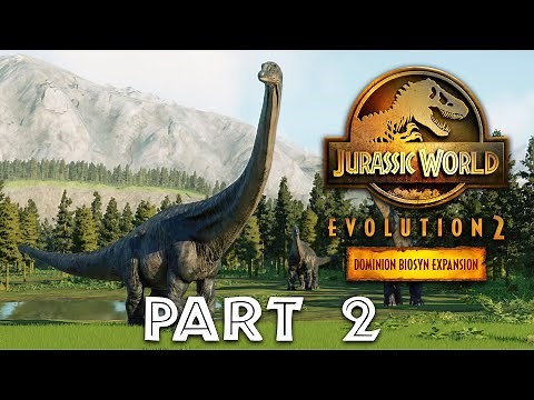 JURASSIC WORLD EVOLUTION 2 (Dominion DLC) Dominion Biosyn Expansion Gameplay Walkthrough Part 2