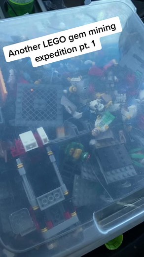 I just embarked on another LEGO Minifigure mining expedition. What do you think is in there?!#lego #minifig #legominifigures #mining #legominifigmining #brickshow #legocamel #fyp #tiktok